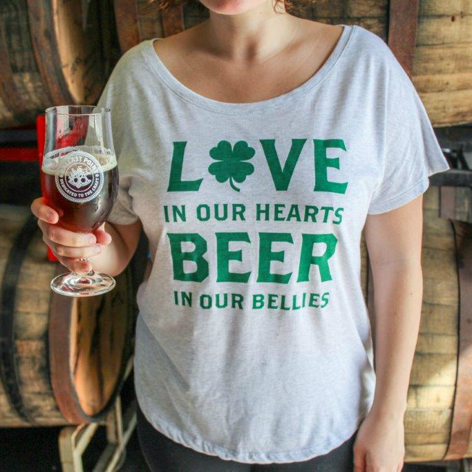 st patrick's day womens t shirts